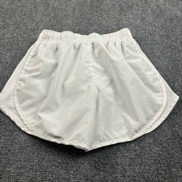 NIKE Women’s White lined Running Shorts Dri-Fit size: XS - Picture 2 of 8